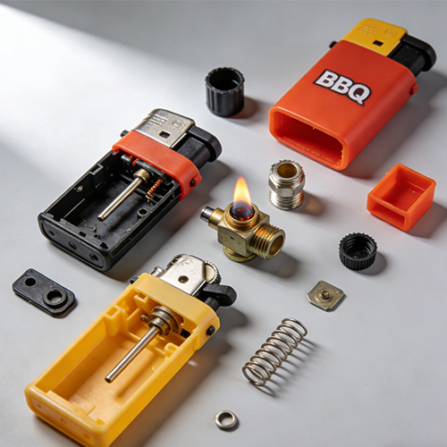 Ersatzteile für Grillfeuerzeuge aus Kunststoff