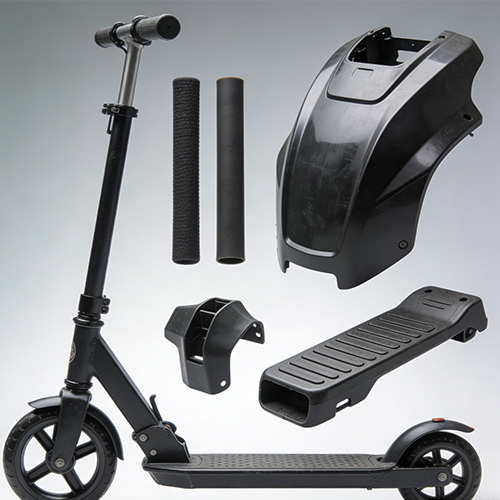 Formen von Kunststoffteilen für Roller